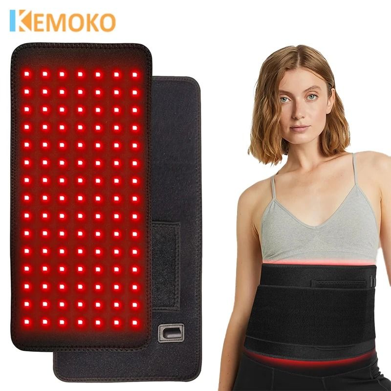 Infrared Red Light Therapy Belt with 120 LEDs for Deep Body Relief and Recovery