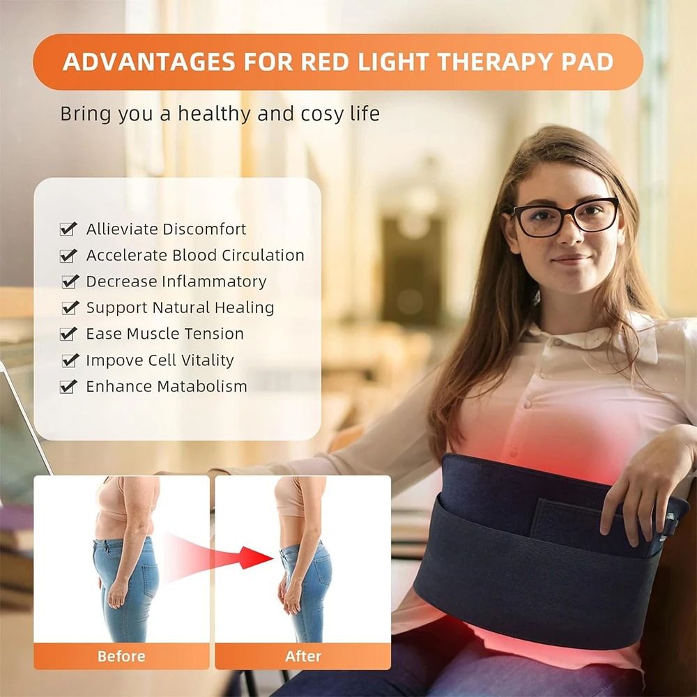 Infrared Red Light Therapy Belt With 120 LEDs For Deep Body Relief And Recovery 1
