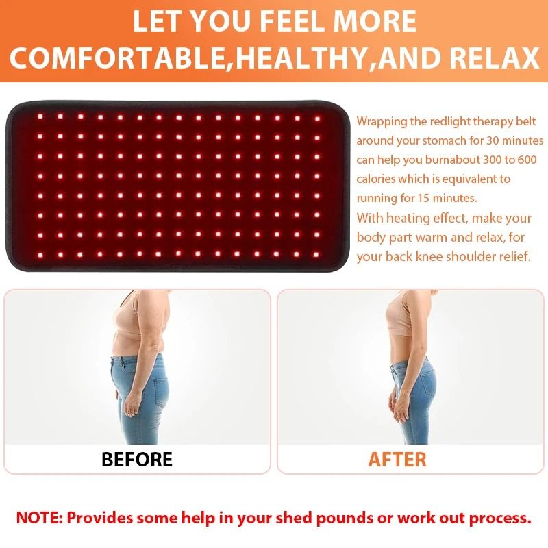 Infrared Red Light Therapy Belt With 120 LEDs For Deep Body Relief And Recovery 5