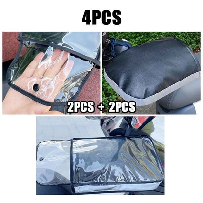Motorcycle Handlebar Muffs Waterproof Winter Hand Warmers 10