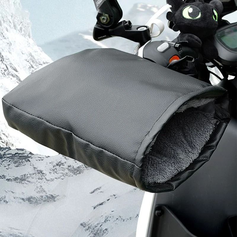 Motorcycle Handlebar Muffs Waterproof Winter Hand Warmers.