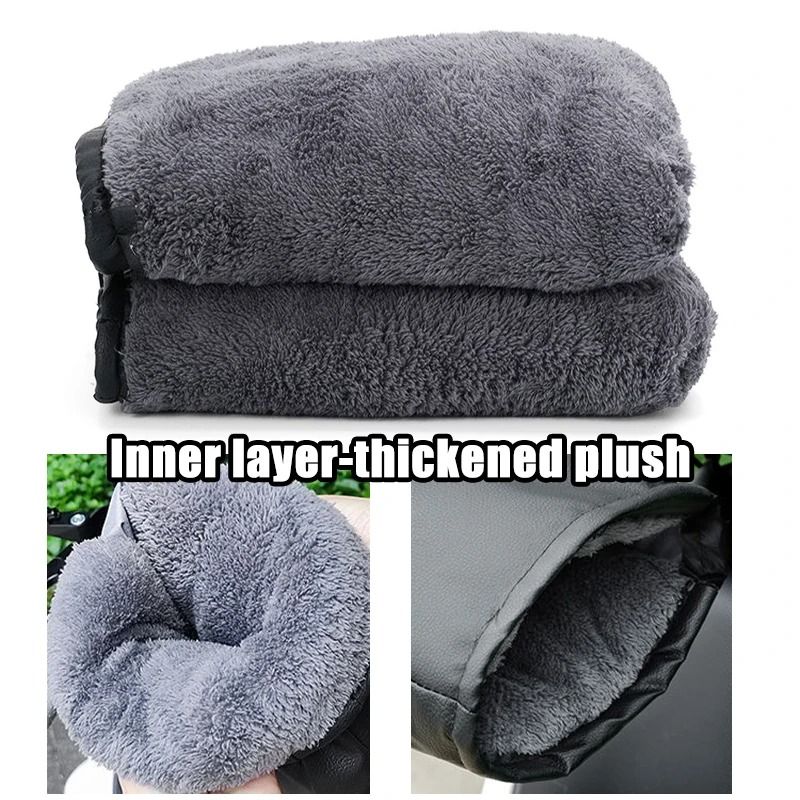 Motorcycle Handlebar Muffs Waterproof Winter Hand Warmers 2