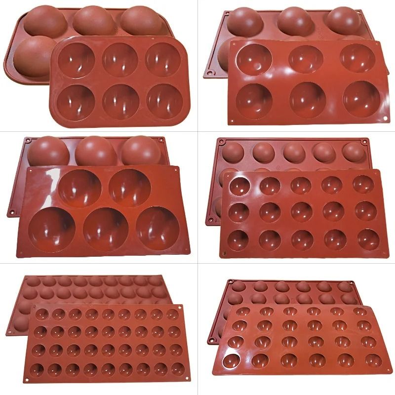 Semi Round Silicone Cake Mousse Mold Chocolate Baking Mold