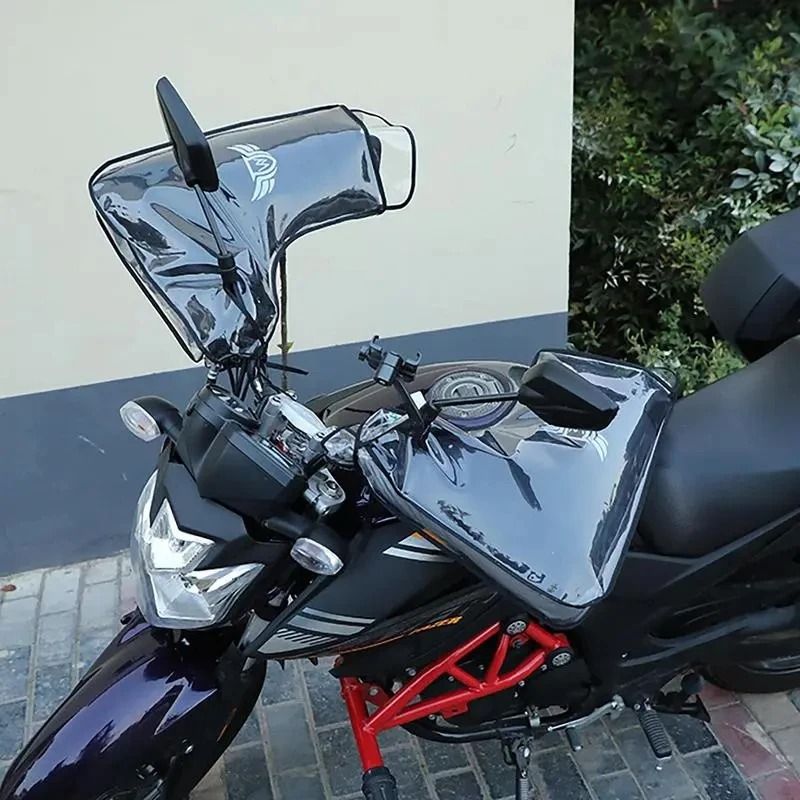Motorcycle Handlebar Gloves Waterproof Winter Windproof Handle Covers 2