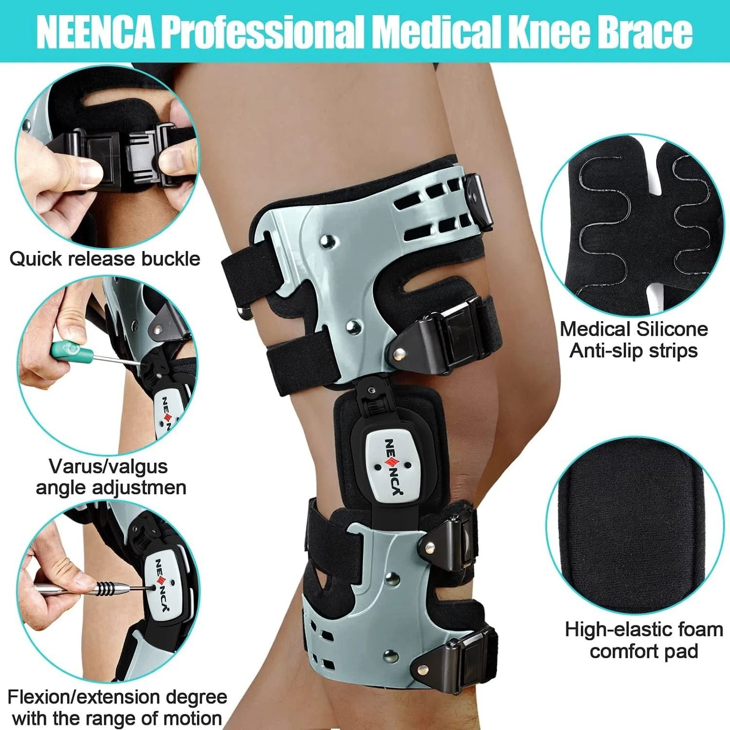 OA Unloader Knee Brace Support For Arthritis Pain And Recovery 1