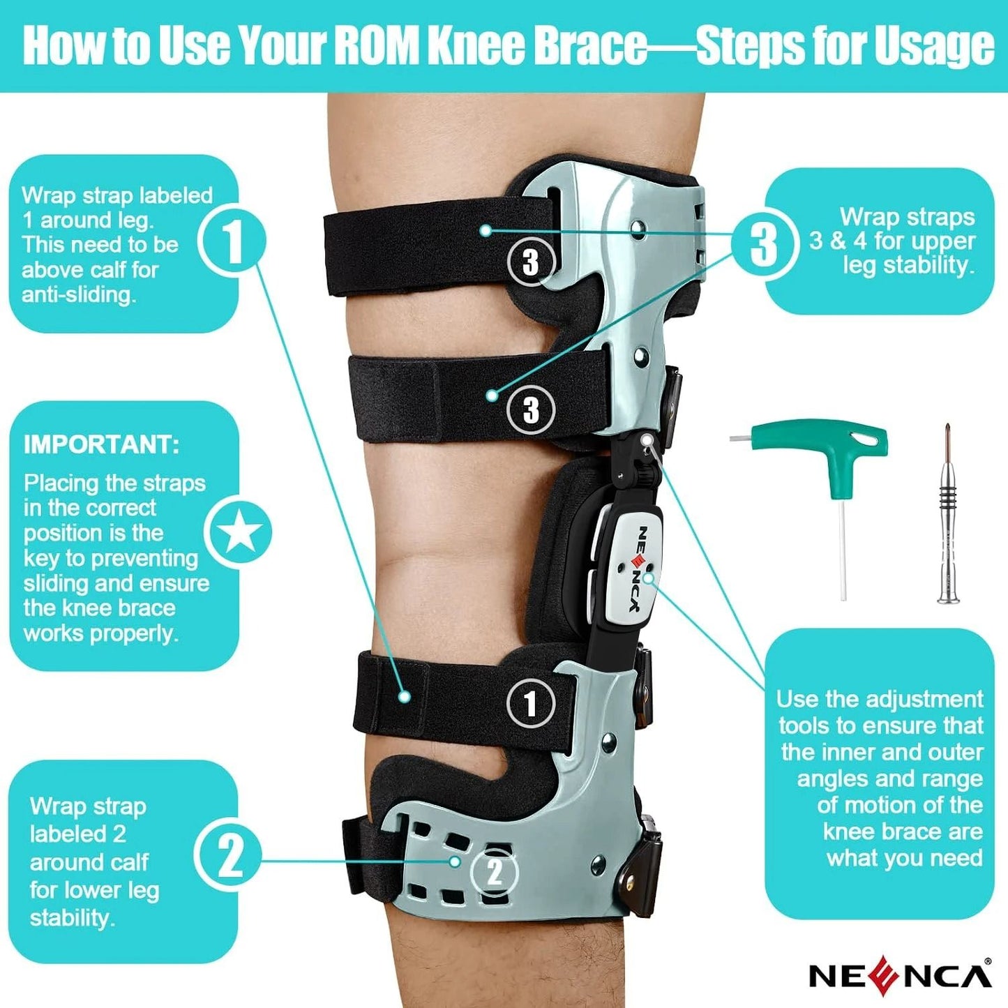 OA Unloader Knee Brace Support For Arthritis Pain And Recovery 3