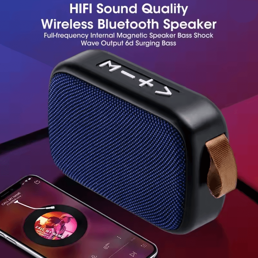 SonicWave Mini Wireless Bluetooth Speaker Portable Outdoor Subwoofer