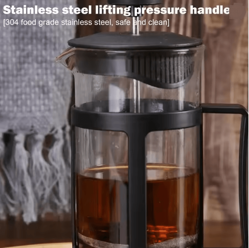 BrewMaster Stainless Steel Tea And Coffee Maker With Filter Heat Resistant Design 4