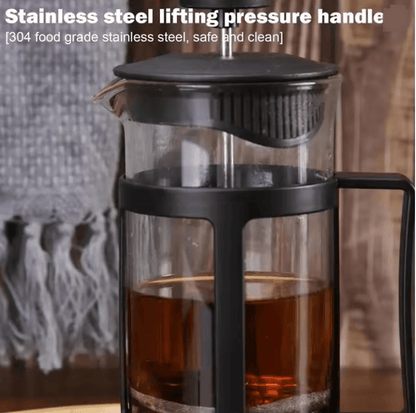 BrewMaster Stainless Steel Tea And Coffee Maker With Filter Heat Resistant Design 4