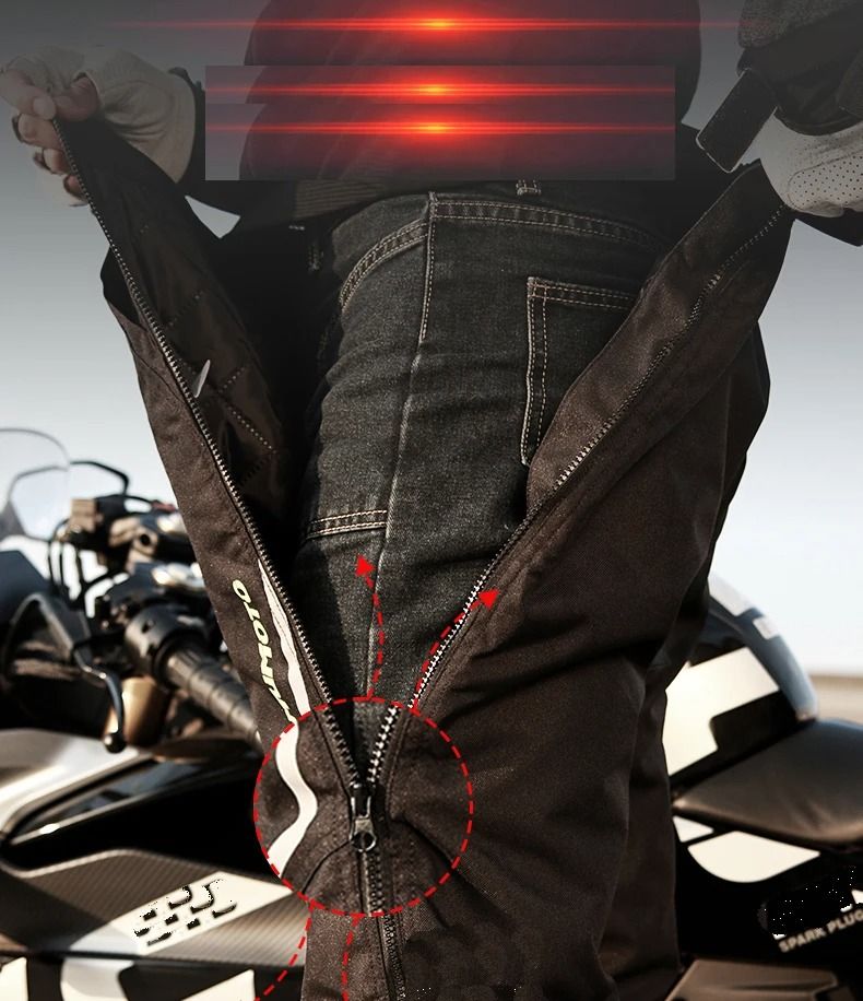 Motorcycle Waterproof Thermal Pants Windproof Riding Protective Trousers For Men And Women 2