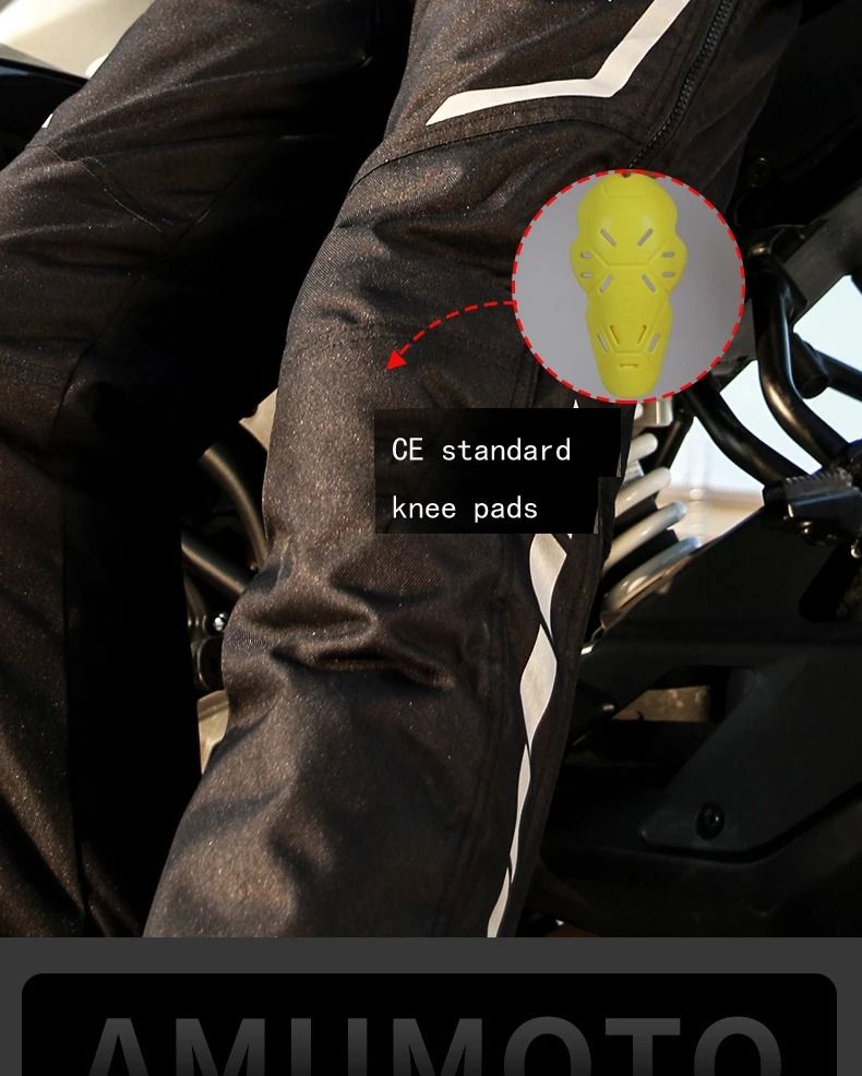 Motorcycle Waterproof Thermal Pants Windproof Riding Protective Trousers For Men And Women 4