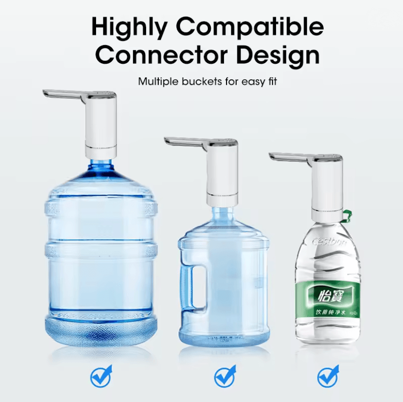 AquaFlow Foldable Electric Water Dispenser USB Rechargeable Automatic Pump 3