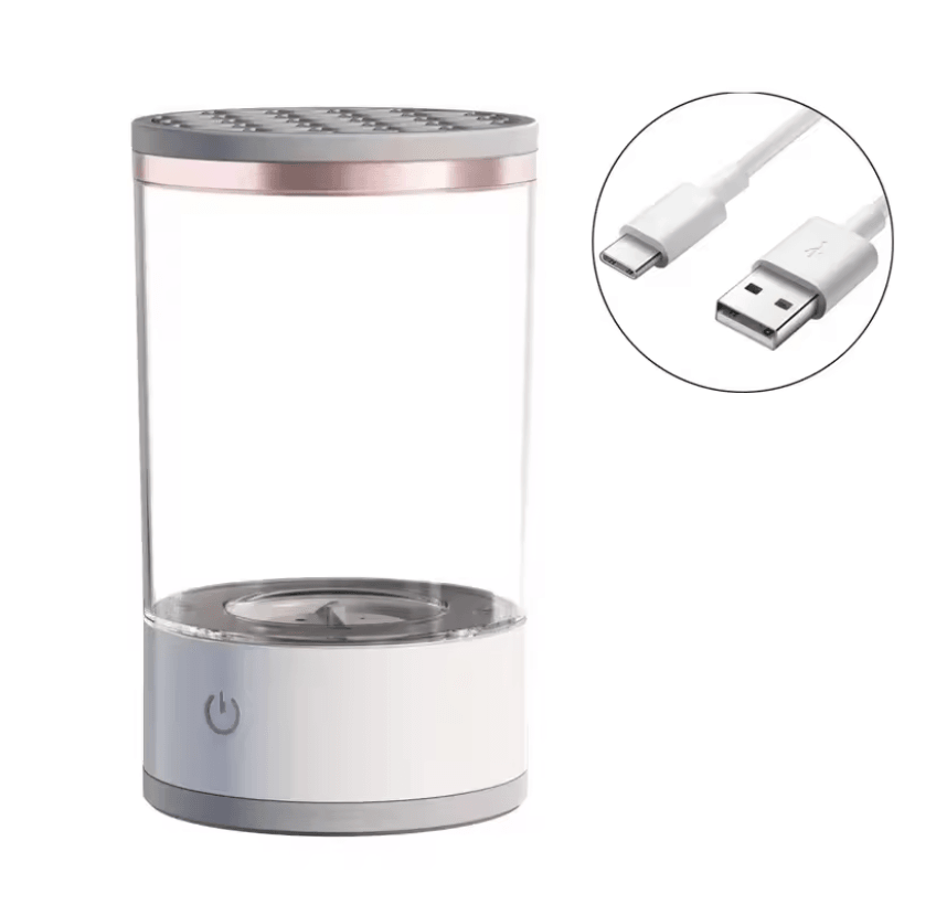 GlowSpin Electric Makeup Brush Cleaner Automatic Rechargeable Cleaning Tool 4