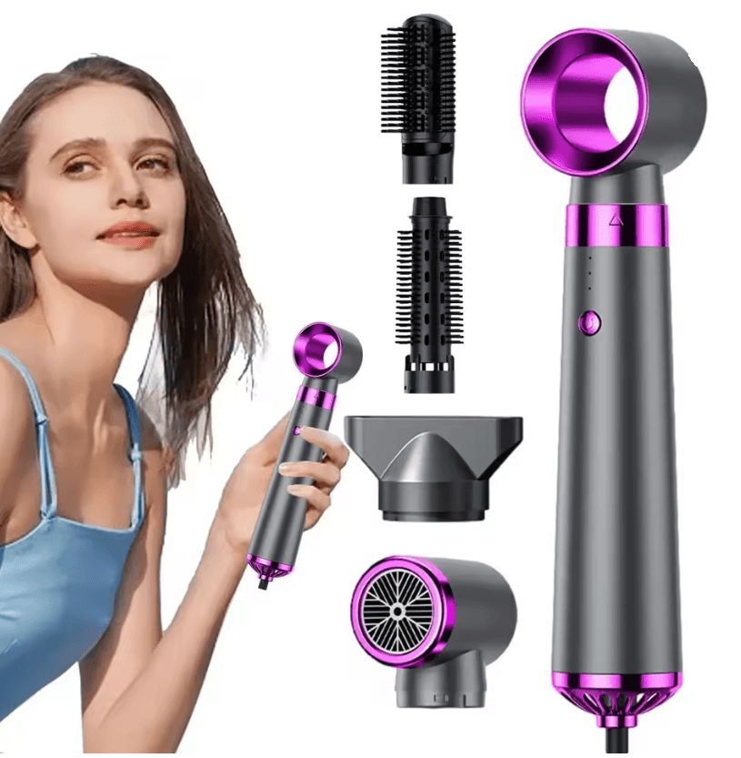 StylePro 5 In 1 Hair Dryer Brush Hot Air Comb And Curling Tool 1