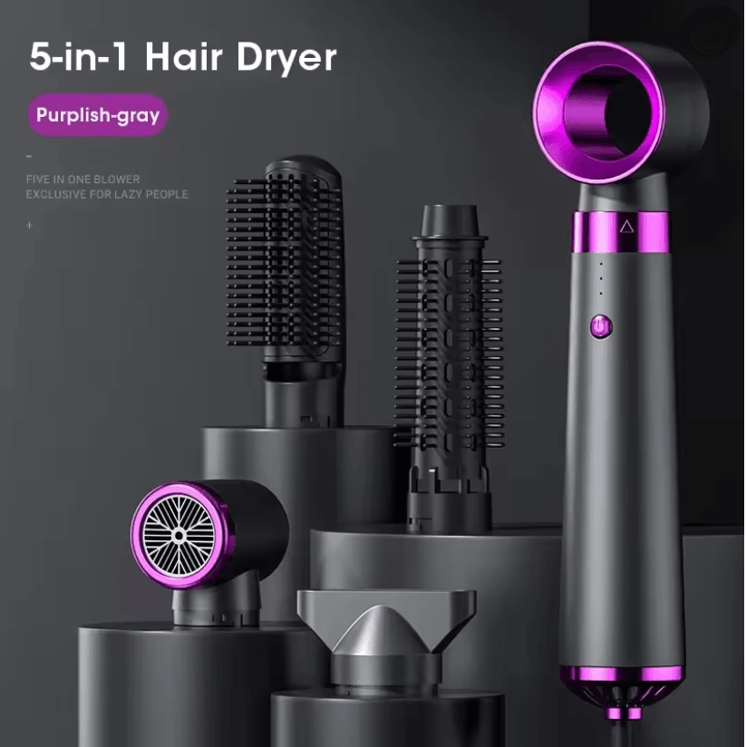 StylePro 5 In 1 Hair Dryer Brush Hot Air Comb And Curling Tool 4