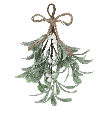 EverFrost Artificial Mistletoe Frosted Sprigs For Christmas Home Decoration 5