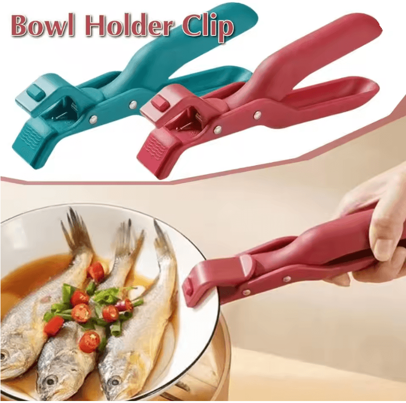 SafeGrip Silicone Anti Scald Clip Heat Resistant Pot and Bowl Holder