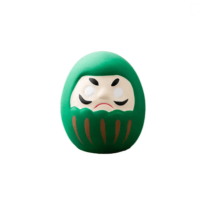 Japanese Ceramic Daruma Lucky Charm  Handmade Fortune Ornament For Home And Office Decor 6