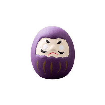 Japanese Ceramic Daruma Lucky Charm  Handmade Fortune Ornament For Home And Office Decor 7