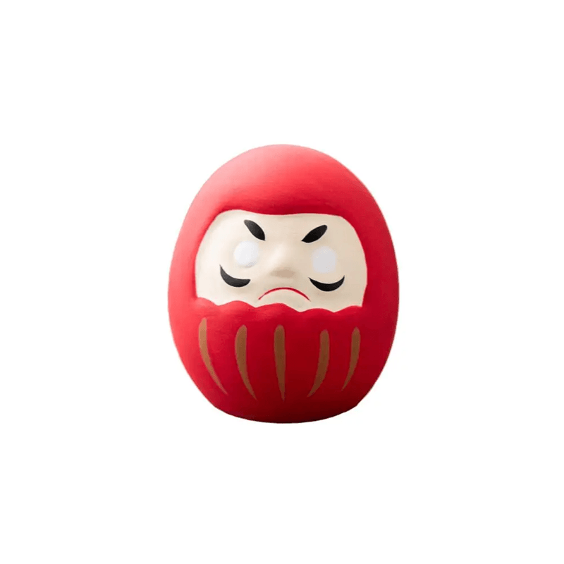 Japanese Ceramic Daruma Lucky Charm  Handmade Fortune Ornament For Home And Office Decor 3