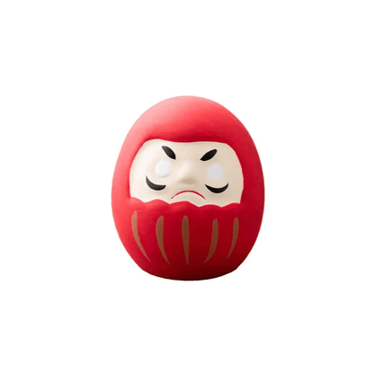 Japanese Ceramic Daruma Lucky Charm  Handmade Fortune Ornament For Home And Office Decor 3