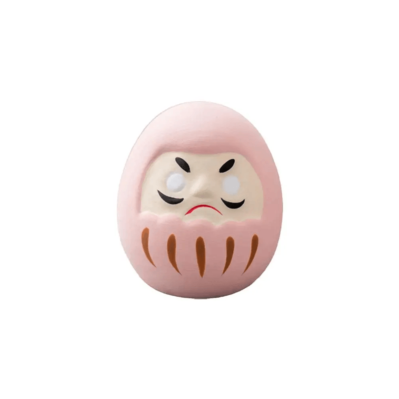 Japanese Ceramic Daruma Lucky Charm  Handmade Fortune Ornament For Home And Office Decor 4