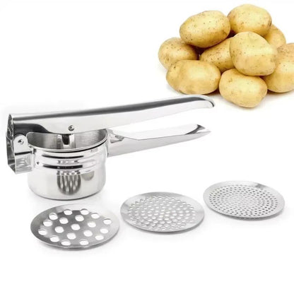 ProPress Stainless Steel MultiFunction Potato  Vegetable Press 4