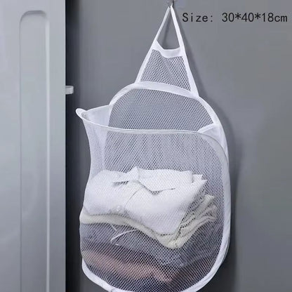 Creative Mesh Laundry Popup Hamper  Foldable Lightweight Laundry Basket With Durable Handles For La 6