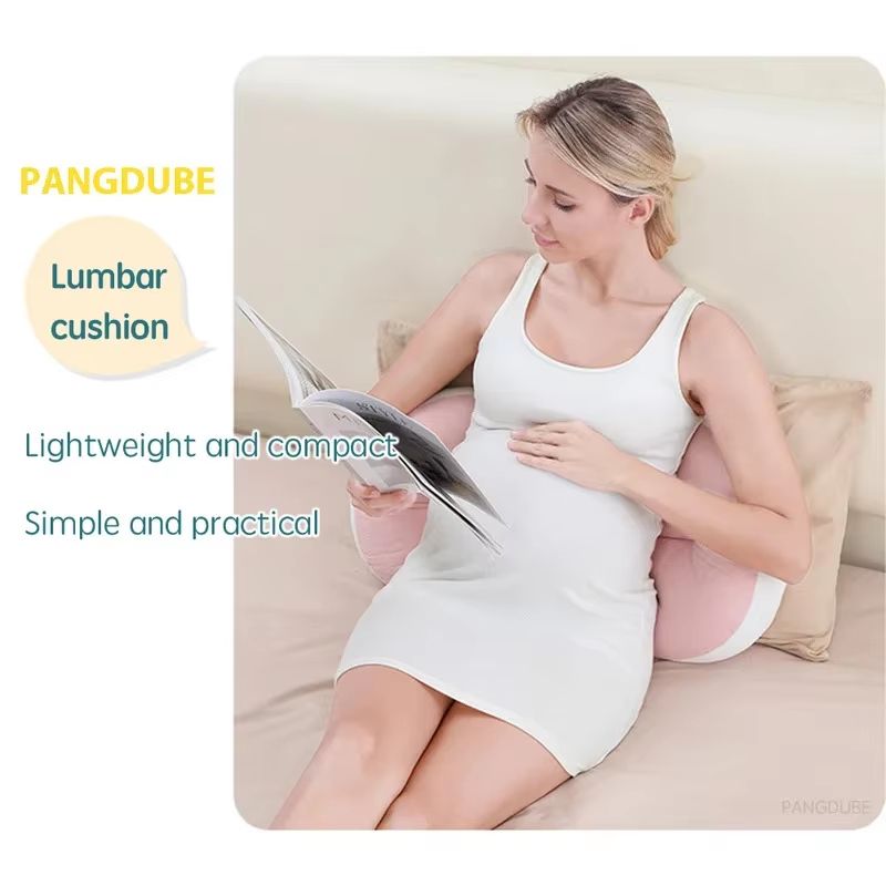 PANGDUBE Pregnancy Pillow With Free Auxiliary Pillow  Cotton Waist Support Body Pillow For Pregnant 3