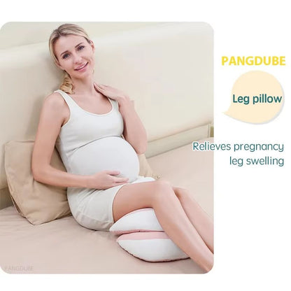 PANGDUBE Pregnancy Pillow With Free Auxiliary Pillow  Cotton Waist Support Body Pillow For Pregnant 4