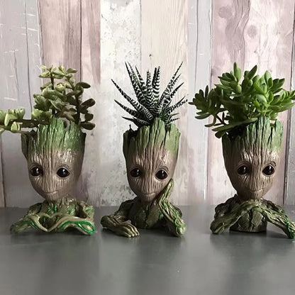 Groot Planter Flower Pot Set  TreeMan Character Indoor Planter  Home Office Decor Gift 1