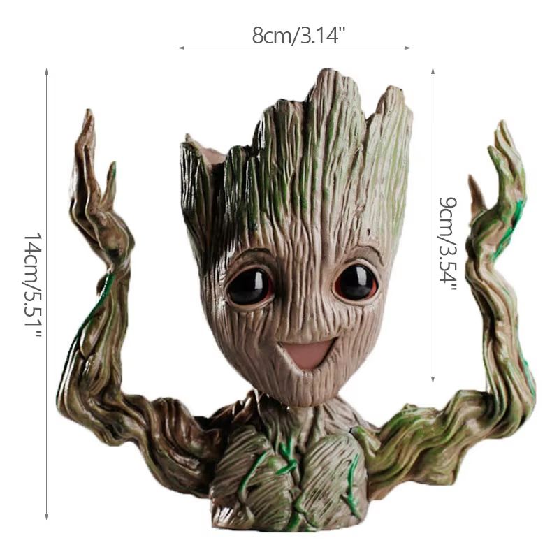Groot Planter Flower Pot Set  TreeMan Character Indoor Planter  Home Office Decor Gift 10