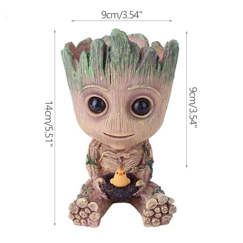 Groot Planter Flower Pot Set  TreeMan Character Indoor Planter  Home Office Decor Gift 11