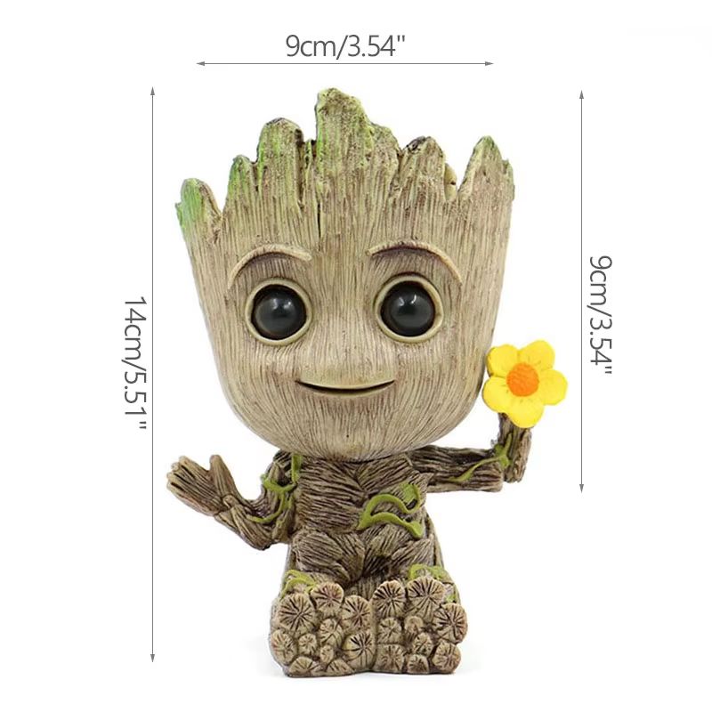 Groot Planter Flower Pot Set  TreeMan Character Indoor Planter  Home Office Decor Gift 12