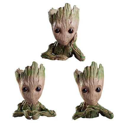 Groot Planter Flower Pot Set  TreeMan Character Indoor Planter  Home Office Decor Gift 17