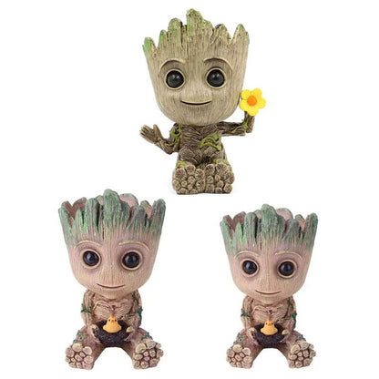 Groot Planter Flower Pot Set  TreeMan Character Indoor Planter  Home Office Decor Gift 18