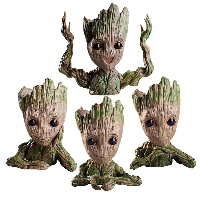 Groot Planter Flower Pot Set  TreeMan Character Indoor Planter  Home Office Decor Gift 19