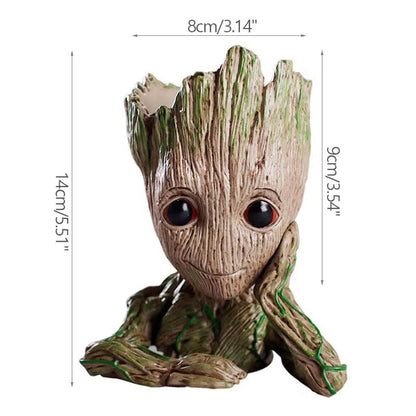 Groot Planter Flower Pot Set  TreeMan Character Indoor Planter  Home Office Decor Gift 7