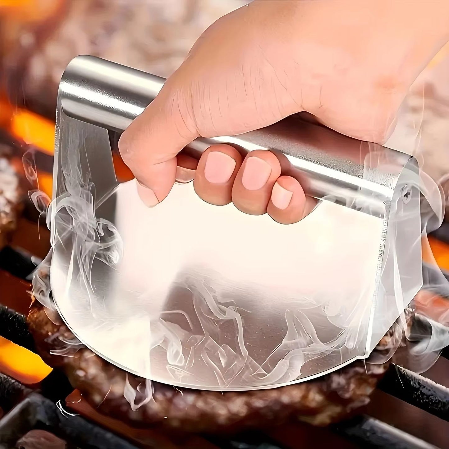 304 Stainless Steel Round Meat Mold | Heavy-Duty Patty Maker for Home & Commercial Use