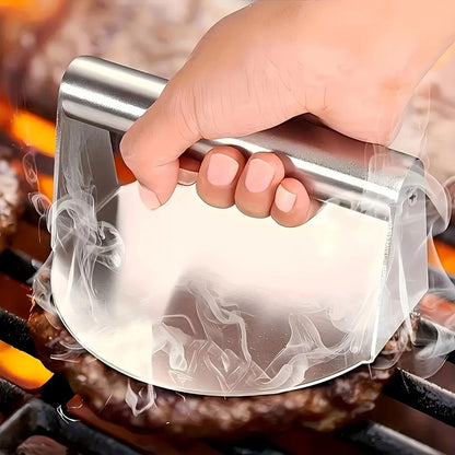 304 Stainless Steel Round Meat Mold | Heavy-Duty Patty Maker for Home & Commercial Use