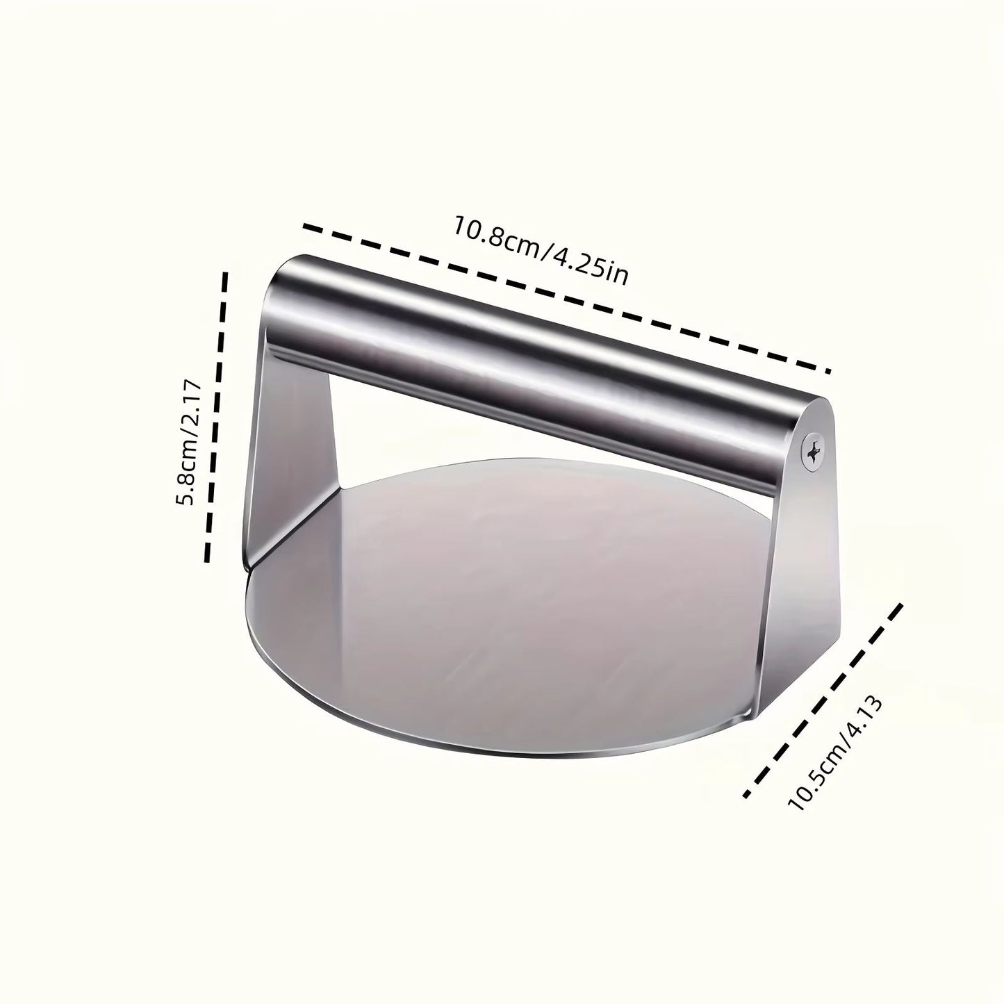 304 Stainless Steel Round Meat Mold  HeavyDuty Patty Maker For Home  Commercial Use 3