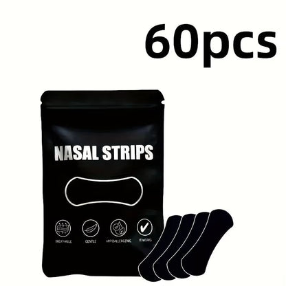30Piece Black Adhesive Nasal Strips  ExtraLong Lasting Advanced Relief For Cough Snoring  Congestio 3
