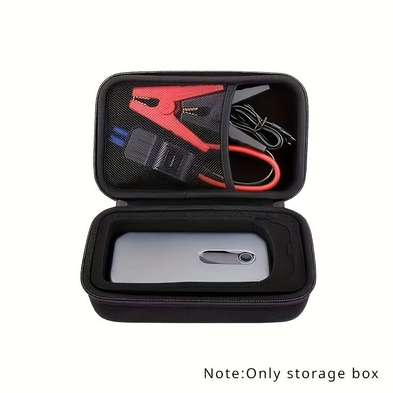 Portable EVA Car Starter Storage Box  ShockProof DropProof Protective Case  Lightweight Organizer F 3