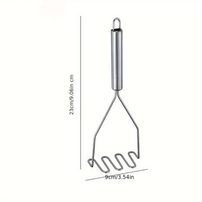 Stainless Steel Wave Potato Masher  Durable Kitchenware For Vegetables  Fruit Puree 3