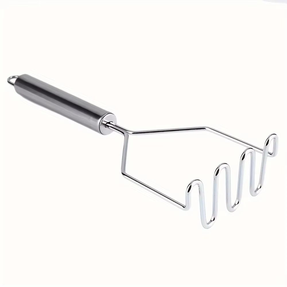 Stainless Steel Wave Potato Masher  Durable Kitchenware For Vegetables  Fruit Puree 6