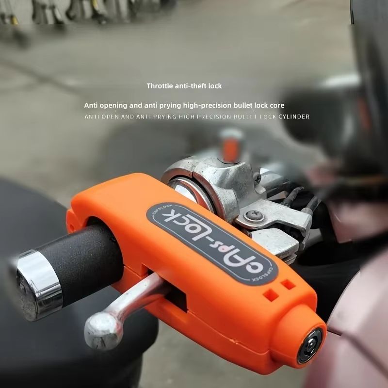 HeavyDuty AntiTheft Brake Lever Lock For Bikes Scooters  Motorcycles  Durable ABS Lock With Easy Ca 2