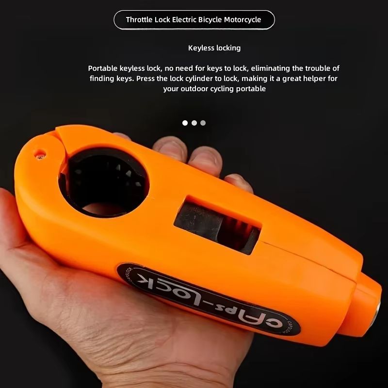 HeavyDuty AntiTheft Brake Lever Lock For Bikes Scooters  Motorcycles  Durable ABS Lock With Easy Ca 3