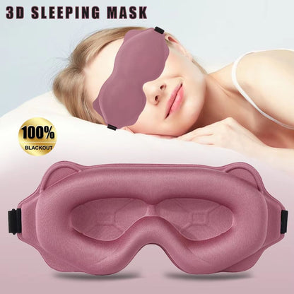 3D Sleeping Mask Block Out Light | Soft Padded Sleep Mask for Eyes – Slaapmasker Eye Shade Blindfold Sleeping Aid
