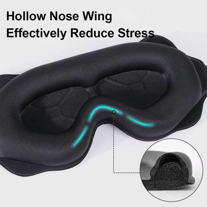 3D Sleeping Mask Block Out Light  Soft Padded Sleep Mask For Eyes  Slaapmasker Eye Shade Blindfold  1