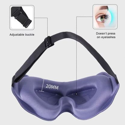 3D Sleeping Mask Block Out Light  Soft Padded Sleep Mask For Eyes  Slaapmasker Eye Shade Blindfold  2